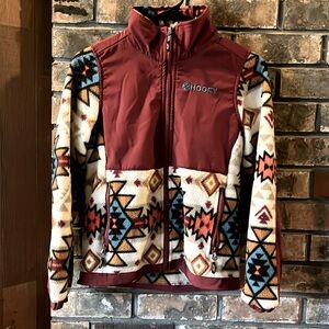 Girls Hooey Fleece western style zip up